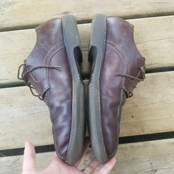 Mephisto Gaetan Brown Leather Bicycle Derby Oxford - Picture 4 of 10